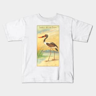 Saddle-Billed Stork Kids T-Shirt